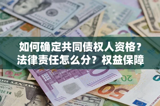 武汉如何确定共同债权人资格？法律责任怎么分？权益保障技巧揭秘！