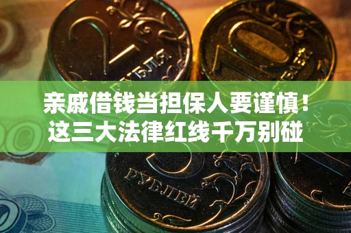 武汉亲戚借钱当担保人要谨慎！这三大法律红线千万别碰