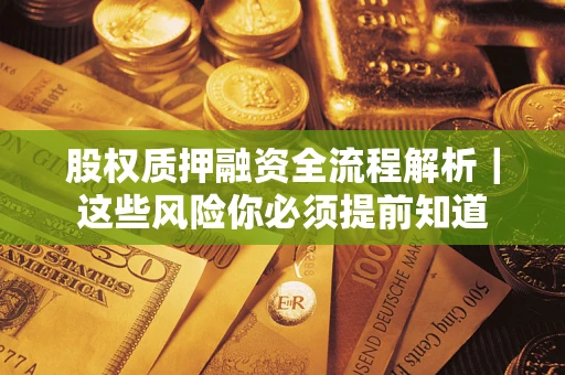 武汉股权质押融资全流程解析｜这些风险你必须提前知道