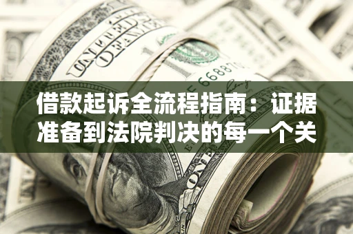 武汉借款起诉全流程指南：证据准备到法院判决的每一个关键步骤