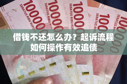 武汉借钱不还怎么办？起诉流程如何操作有效追债