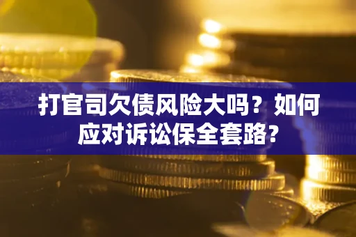 武汉打官司欠债风险大吗？如何应对诉讼保全套路？