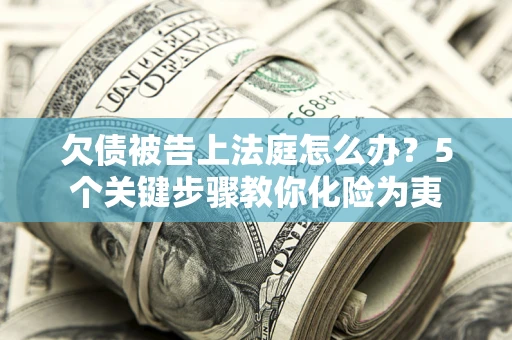 武汉欠债被告上法庭怎么办？5个关键步骤教你化险为夷